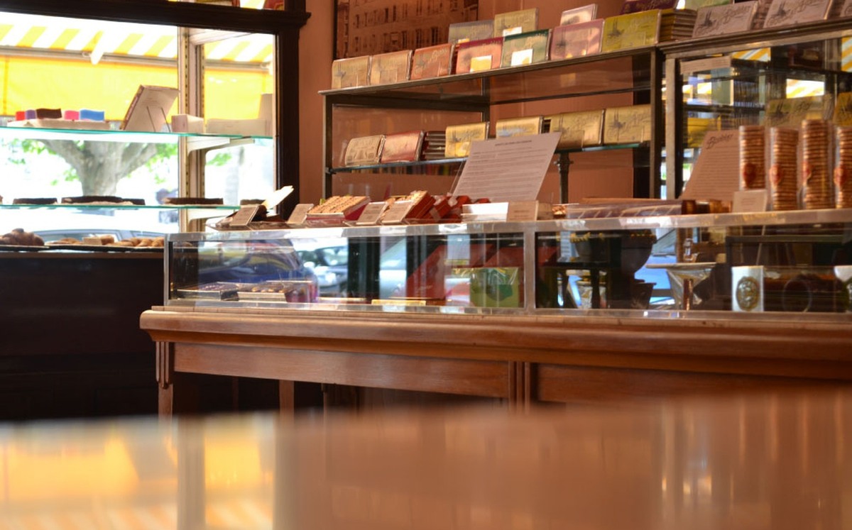 Intérieur de la boutique Bonnat à Voiron